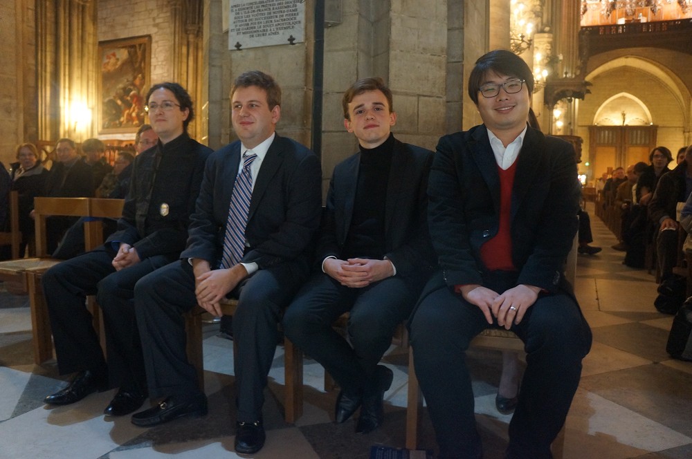 Finalistes du concours international d'orgue de Chartres 2014