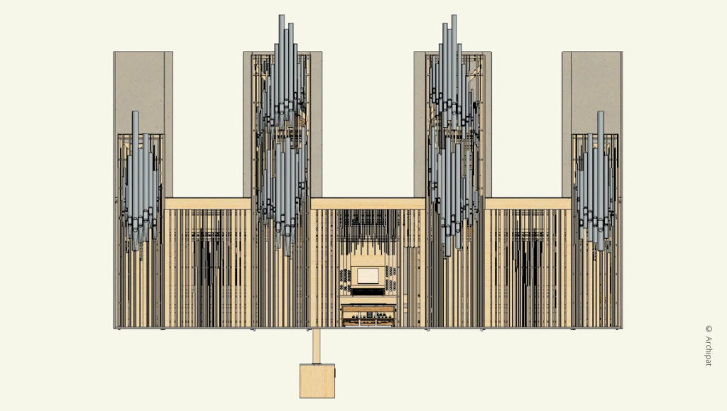 Temple de Montpellier - dessin